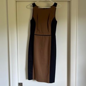 Club Monaco Navy and Brown dress